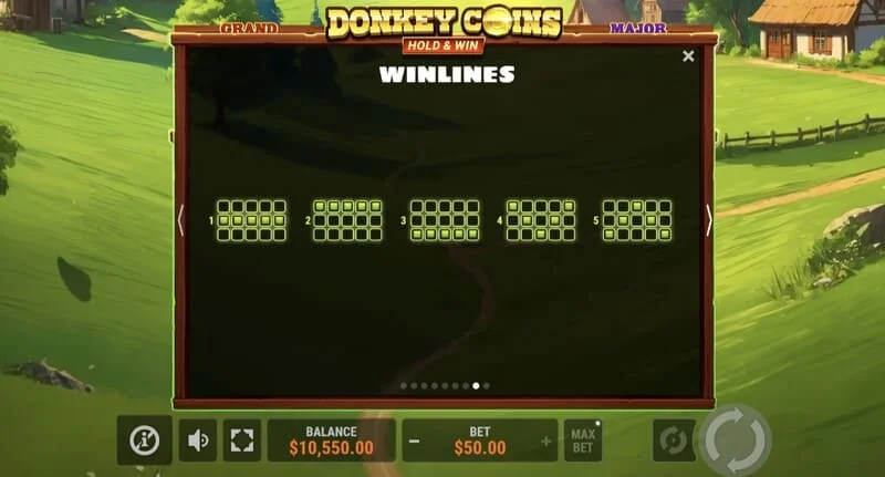 Donkey Coins Hold & Win - bua mór i mód speisialta